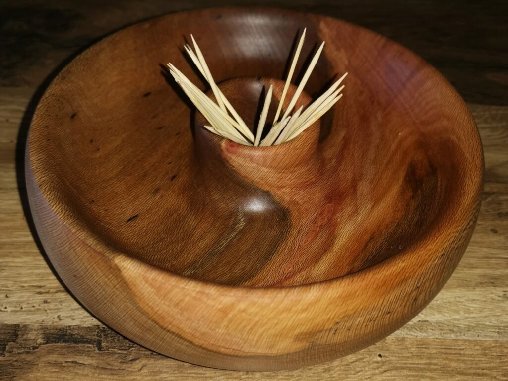 Bol apéro avec compartiment central pour les piques en bois